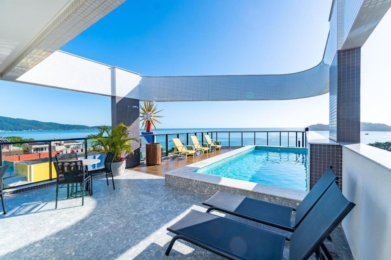Aion Suites 103 - Compacto E Luxuoso Loft - Rooftop Com Piscina E Academia - A Poucos Passos Da Praia Бомбиньяс Экстерьер фото