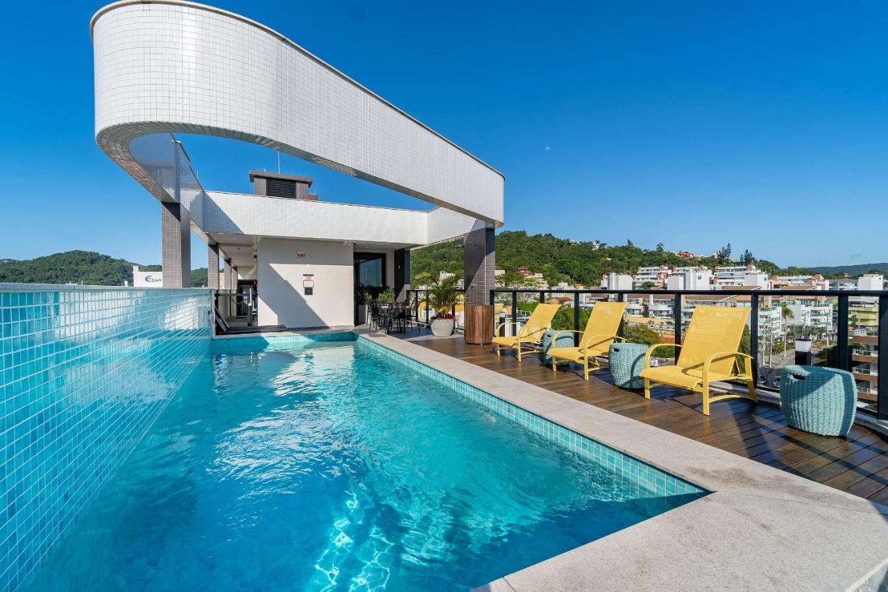 Aion Suites 103 - Compacto E Luxuoso Loft - Rooftop Com Piscina E Academia - A Poucos Passos Da Praia Бомбиньяс Экстерьер фото